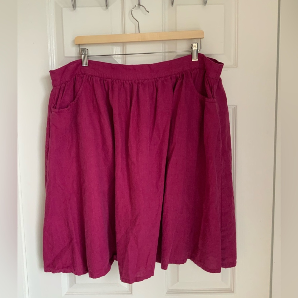 Etsy Linen skirt XXL